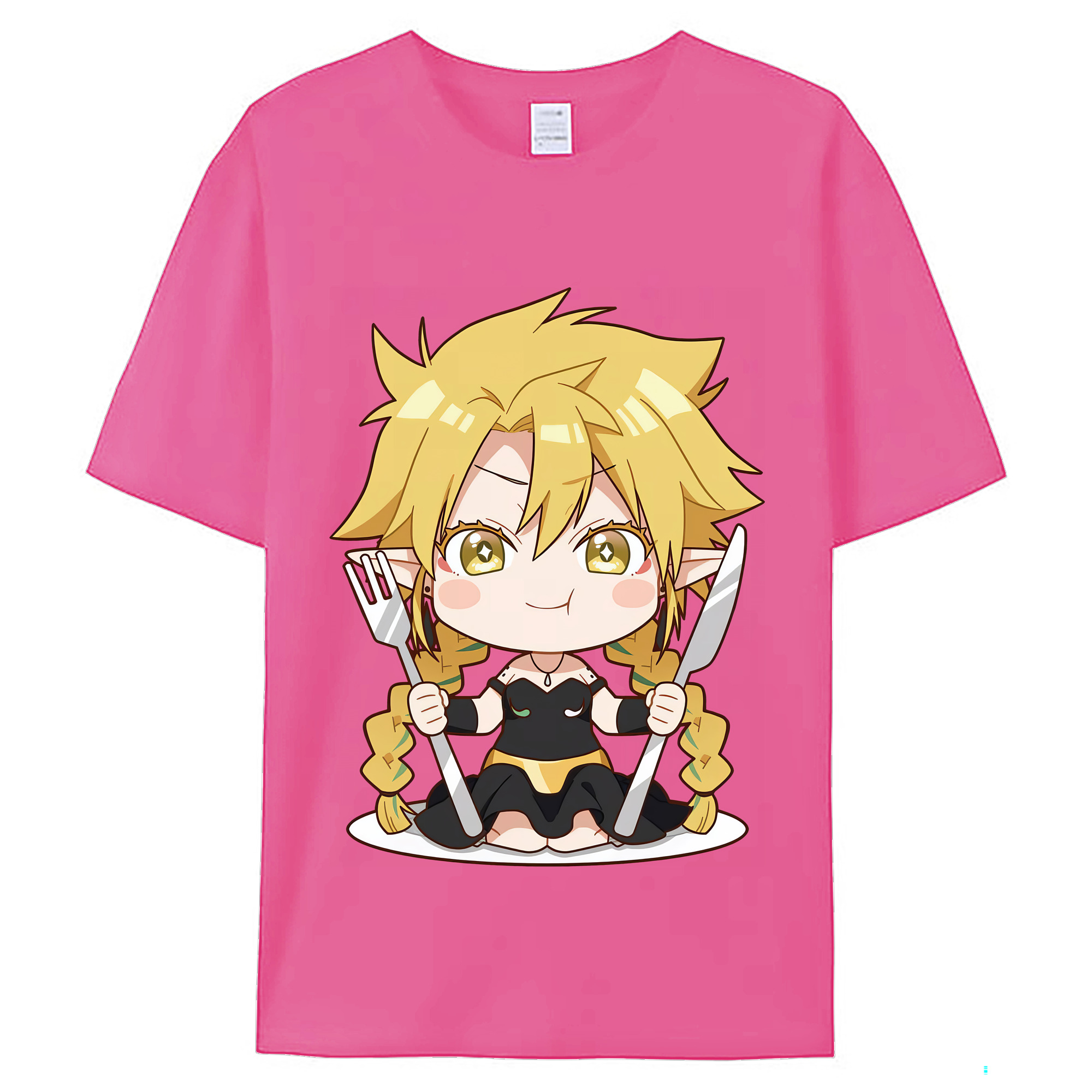 （画像用） 転スラ Regarding Reincarnated to Slime レディースカジュアルプリントTシャツ（綿100％）
